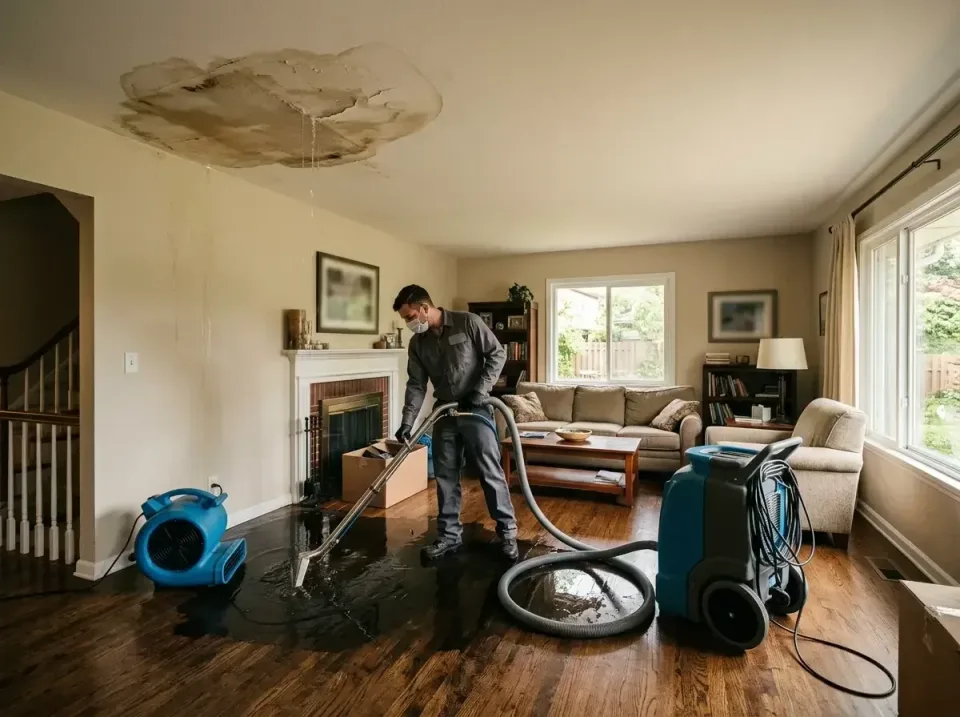 attic-pipe-burst-ceiling-drip-008 — frequently asked questions, Water Damage Restoration & Carpet Care in Webster City, IA